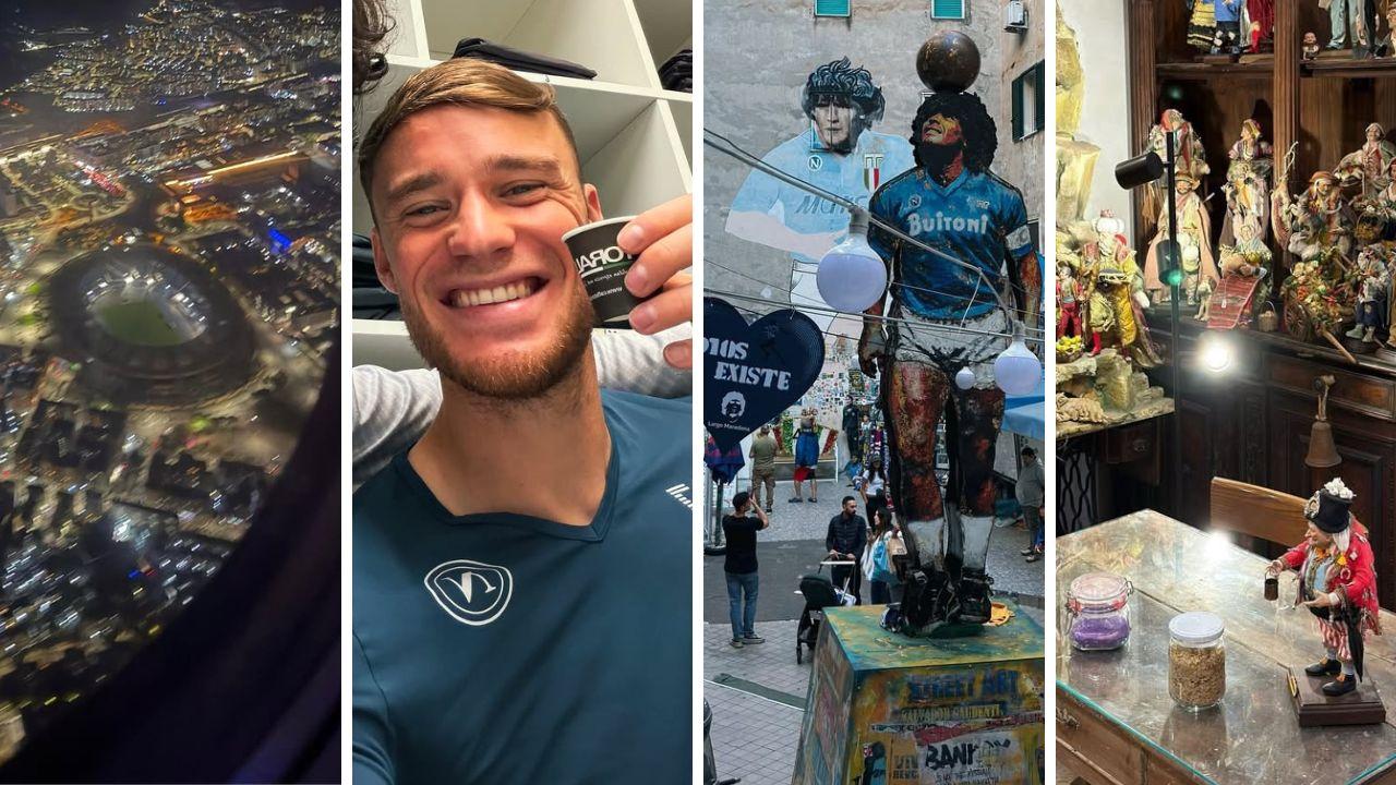 Beukema si &egrave; ambientato benissimo: sui social foto di Napoli e musica di Gigi D'Alessio