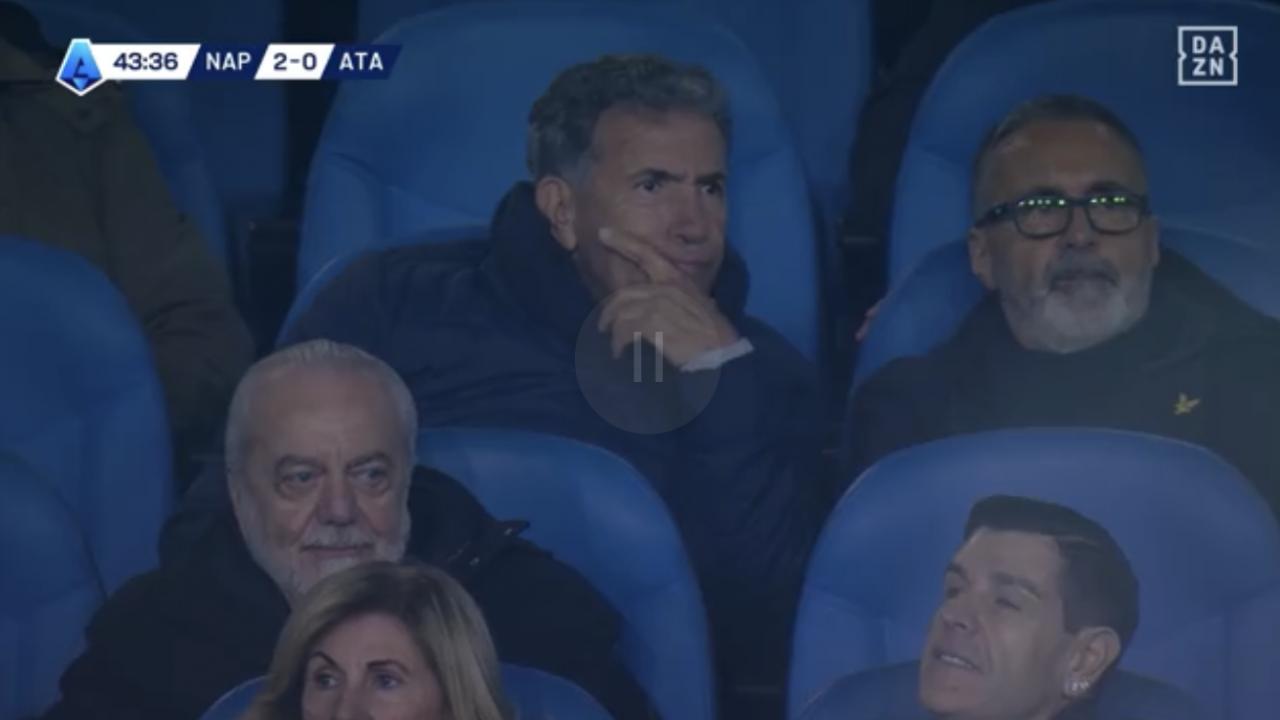 Napoli-Atalanta, c'&egrave; anche una leggenda in tribuna al Maradona: Careca <i>fa il tifo</i> per gli azzurri | FOTO