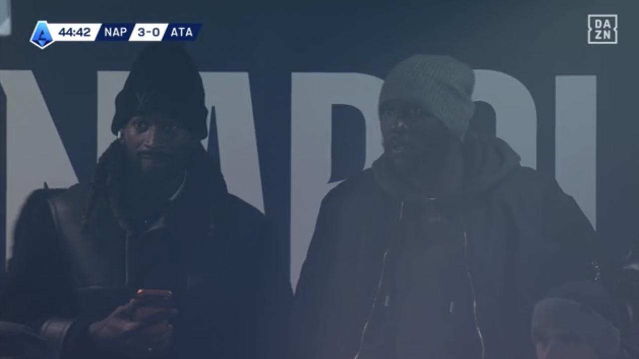 Anguissa e Lukaku in tribuna al Maradona: seguono i compagni da vicino! | FOTO