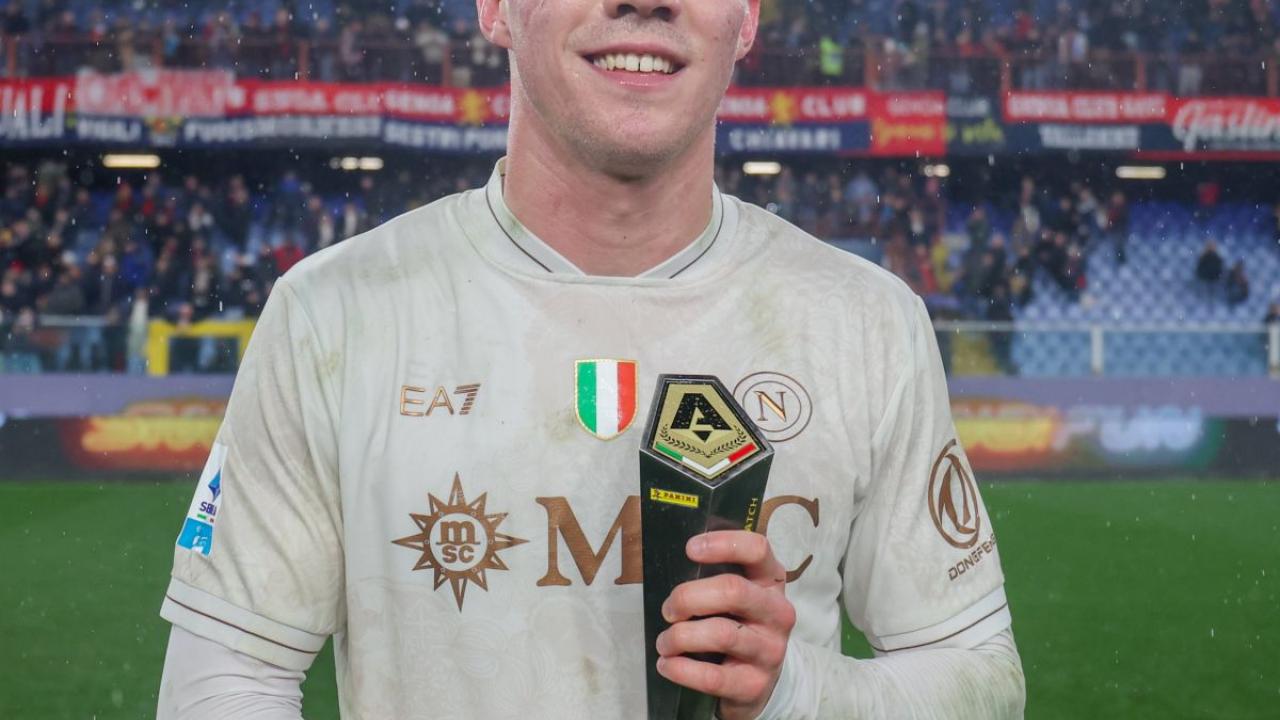 Genoa-Napoli, Rasmus Hojlund MVP del match: il danese vince il premio | FOTO