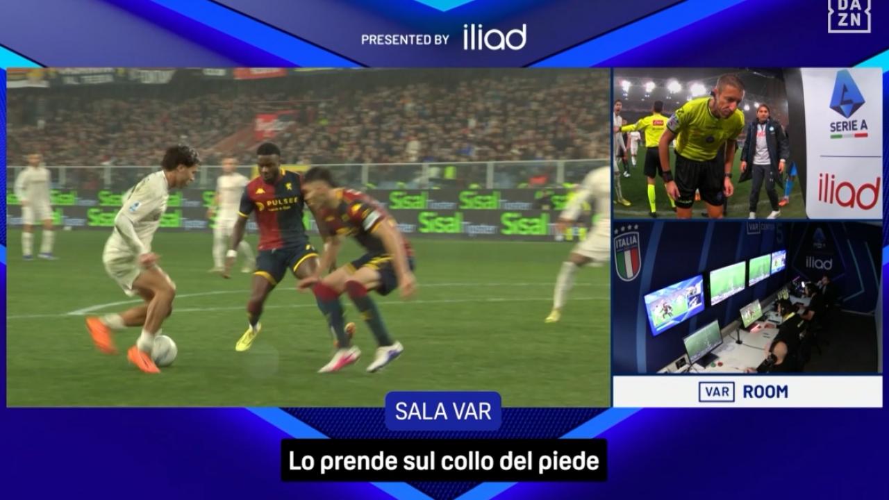 "Non c'&egrave; assolutamente fallo". Ad Open Var il rigore concesso su Vergara &egrave; un errore nonostante le immagini