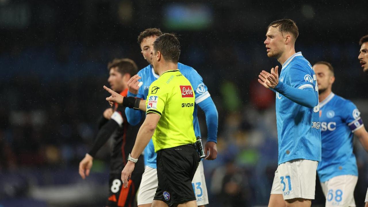 L'ex arbitro Morganti: "Manganiello ha arbitrato Napoli-Como da 7 nel primo tempo"