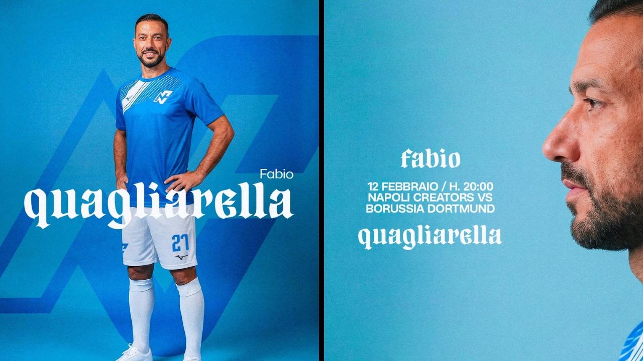 Fabio Quagliarella domani torna in campo a Napoli: data, luogo e dettagli dell'evento