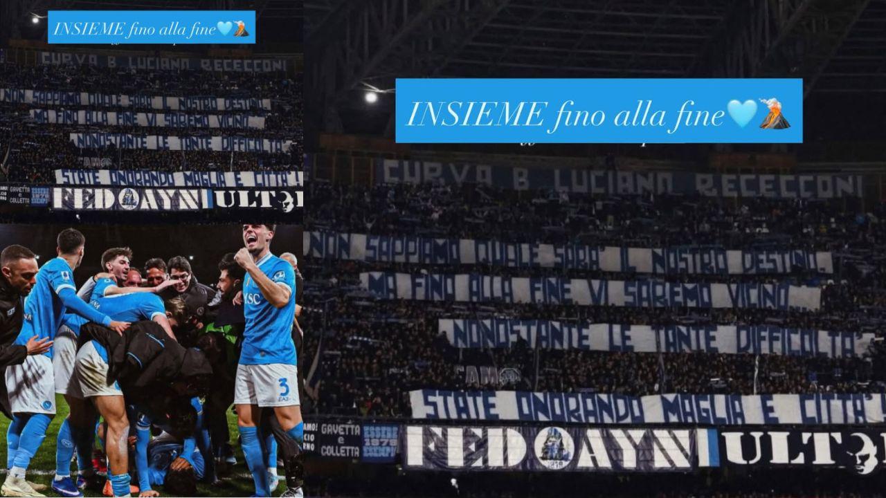Juan Jesus risponde alla Curva B e allo striscione di Napoli-Roma | FOTO