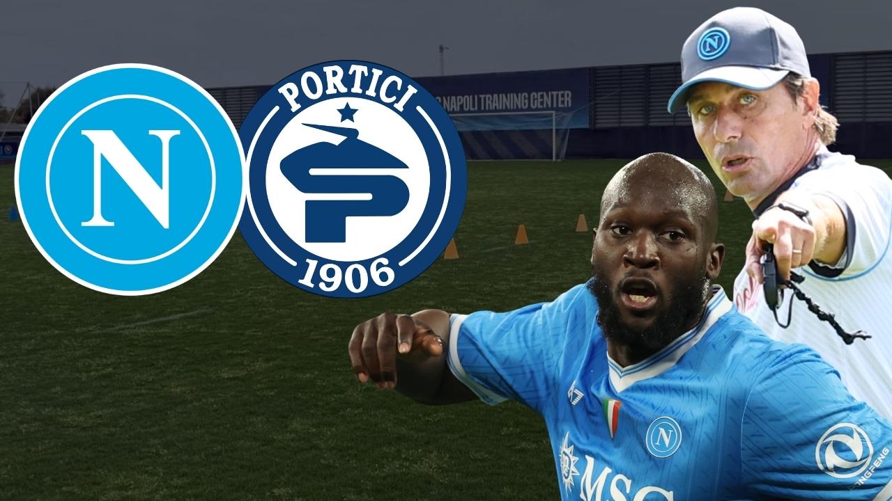 Portici, il presidente: "Il Napoli e conte ci hanno accolto in maniera eccezionale! Lukaku impressionante, un mio difensore su un contrasto ha rimbalzato"