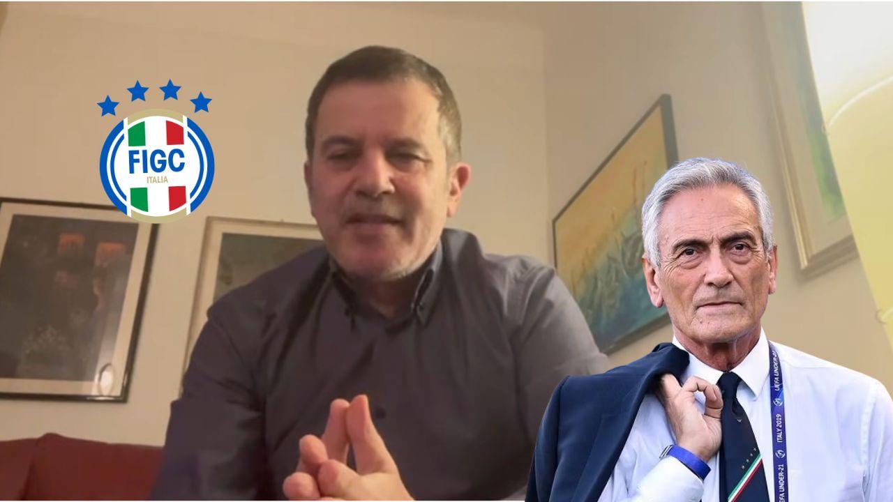 Pedull&agrave; punta il dito contro Gravina: "Ha cinque minuti per andarsene!"