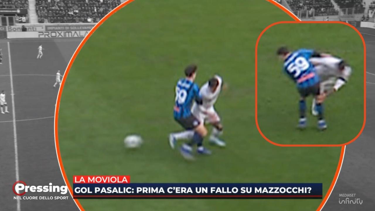 Moviola Atalanta Napoli, clamoroso: gol di Pasalic da annullare! Cesari: "Fallo su Mazzocchi" | FOTO