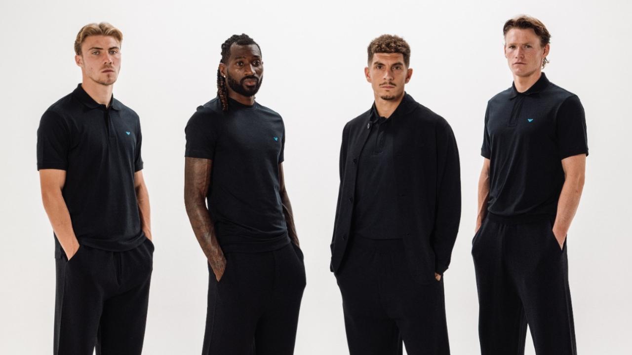 SSC Napoli, in vendita a Piazza San Domenico i capi Emporio Armani della linea Formal Wear