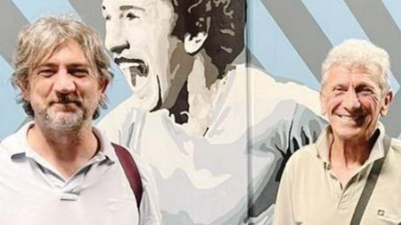 Omaggio a Beppe Savoldi prima di Napoli-Milan: presente anche suo figlio Gianluca