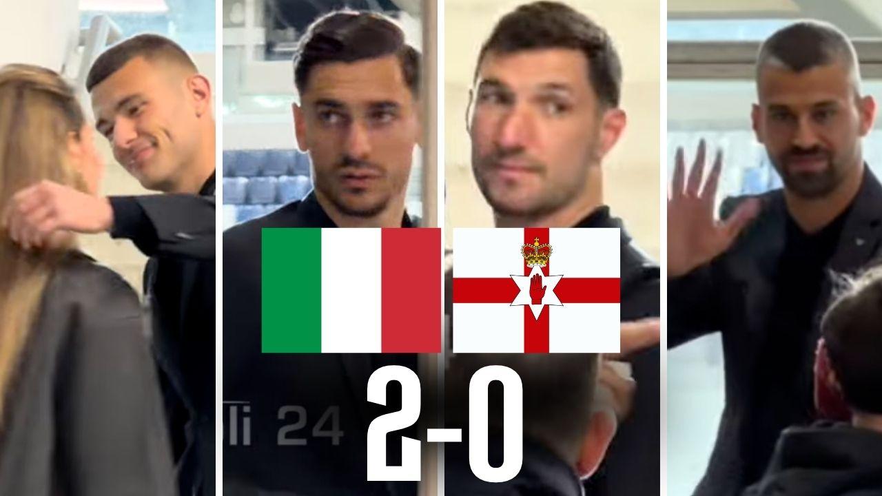 Italia-Irlanda del Nord 2-0, guardate cosa fanno i giocatori del Napoli a fine partita | VIDEO