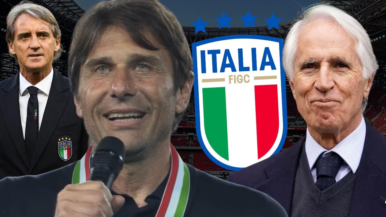 Clamoroso Conte: è il sogno della FIGC! L'alternativa è Mancini CT con Malagò come Presidente