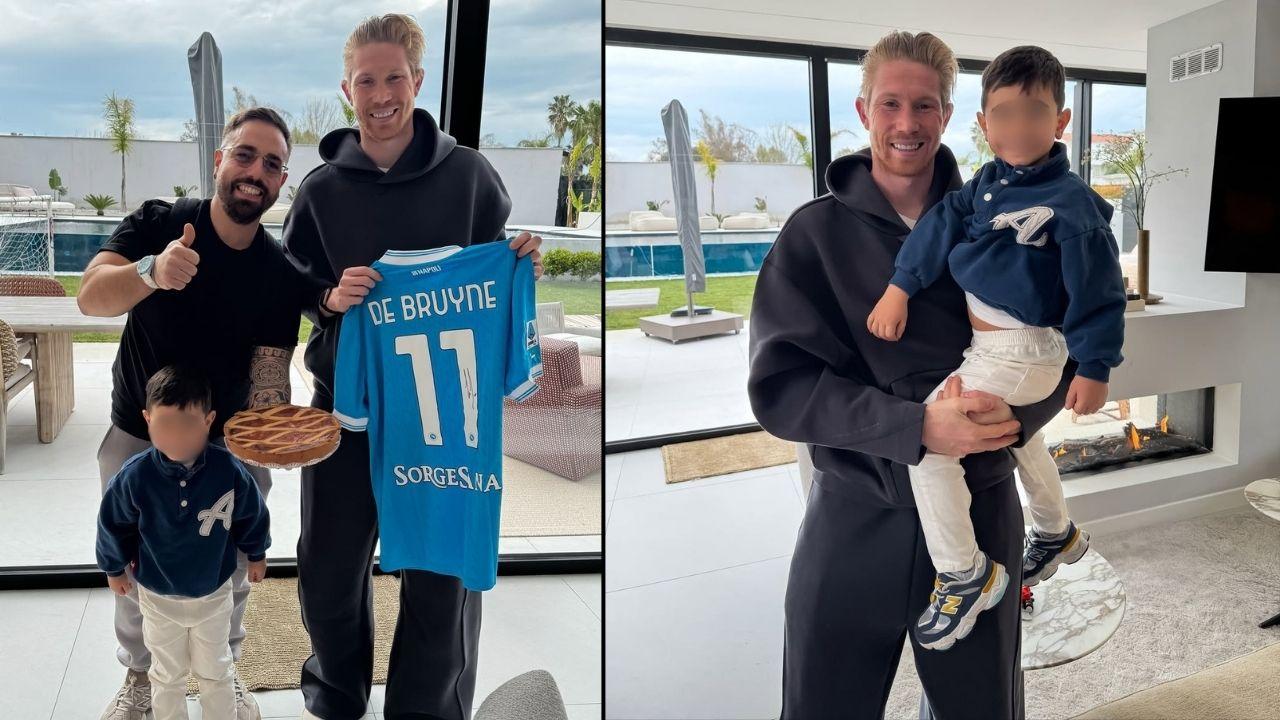 De Bruyne napoletano DOC: feste di Pasqua con tanto di pastiera partenopea | FOTO