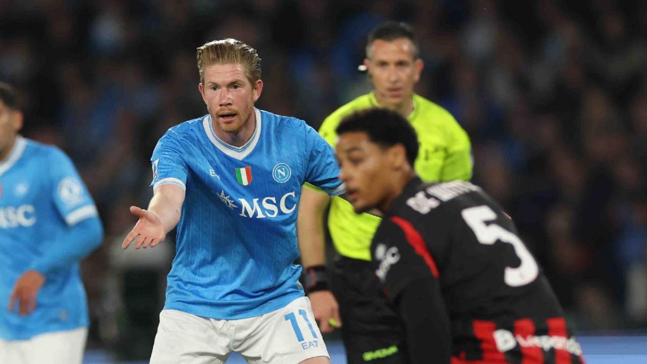 "Delude De Bruyne, Conte lo stava cambiando quando...", retroscena Napoli-Milan