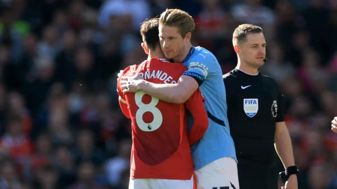 Bruno Fernandes: "Se il City &egrave; dove si trova oggi e lo United non ha vinto molti trofei, &egrave; merito di Kevin"