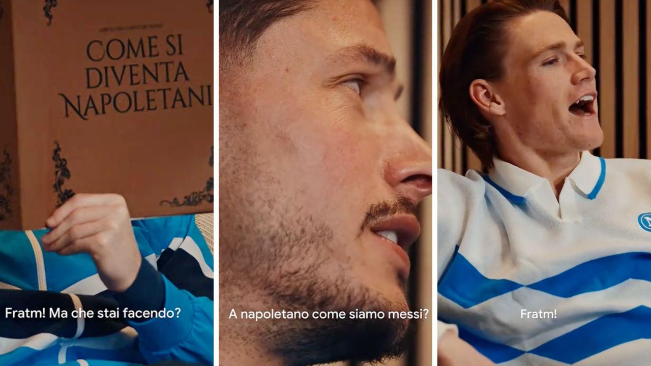 "Come si diventa napoletani". Siparietto McTominay-Mazzocchi: "Fratm!" | VIDEO