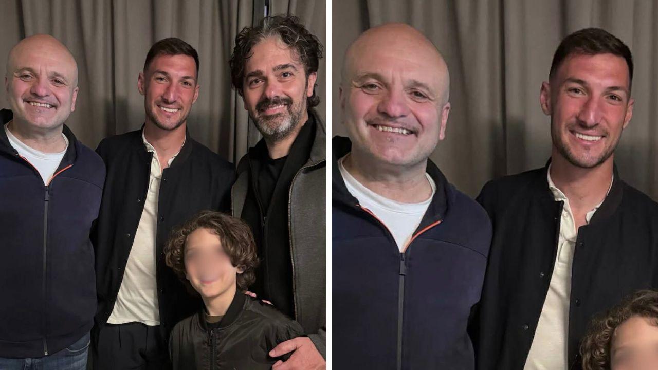 Relax e risate per Matteo Politano: al cinema con Peppe Iodice per "Mi batte il corazon" | FOTO