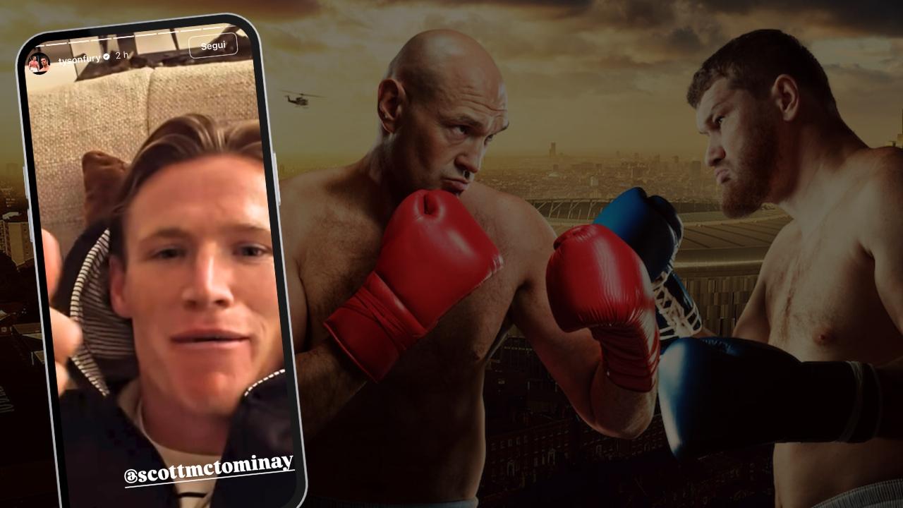 Tyson Fury torna sul ring, arriva il messaggio e la carica di Scott McTominay | VIDEO