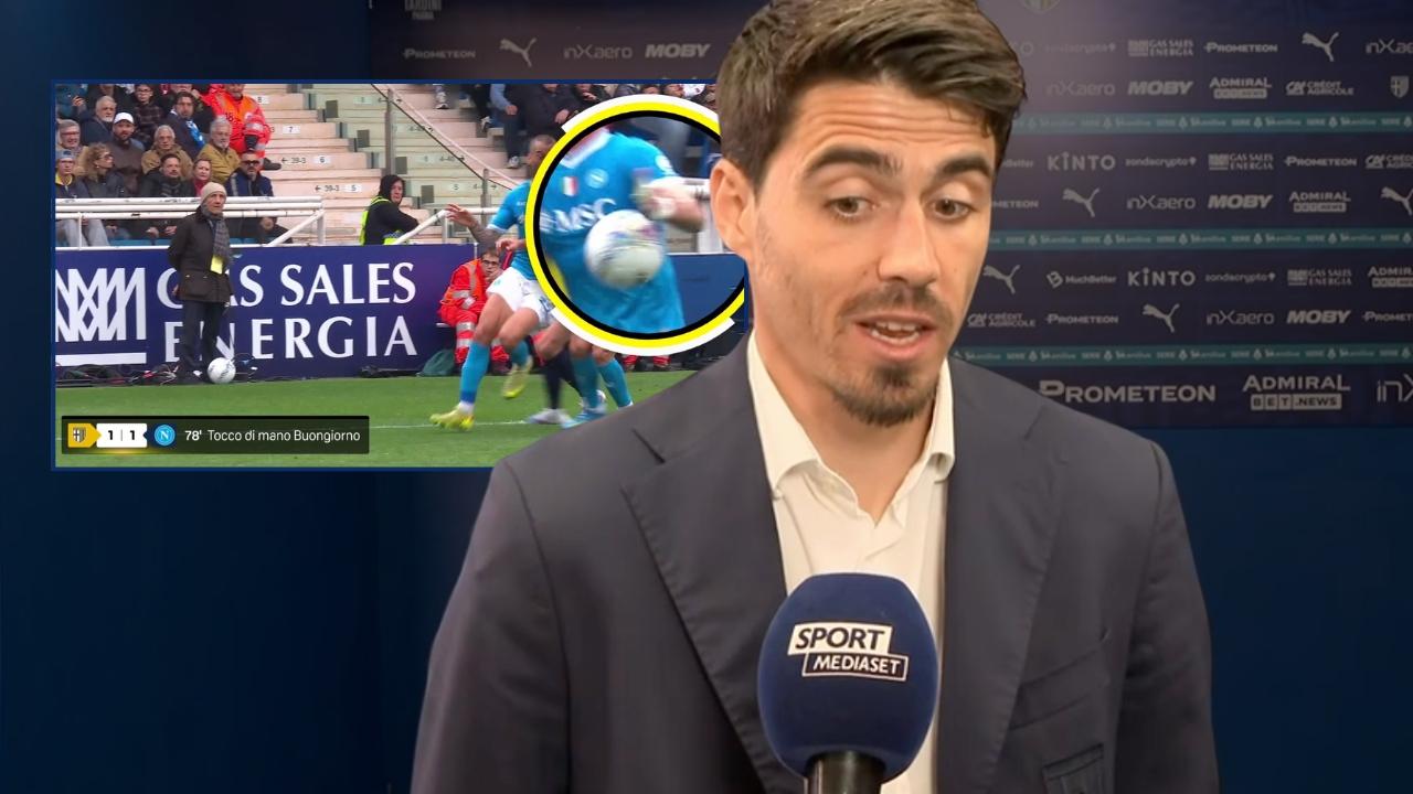 Moviola Parma-Napoli, Cuesta sincero: "Neanche per noi c'era rigore per il tocco in area di Buongiorno"
