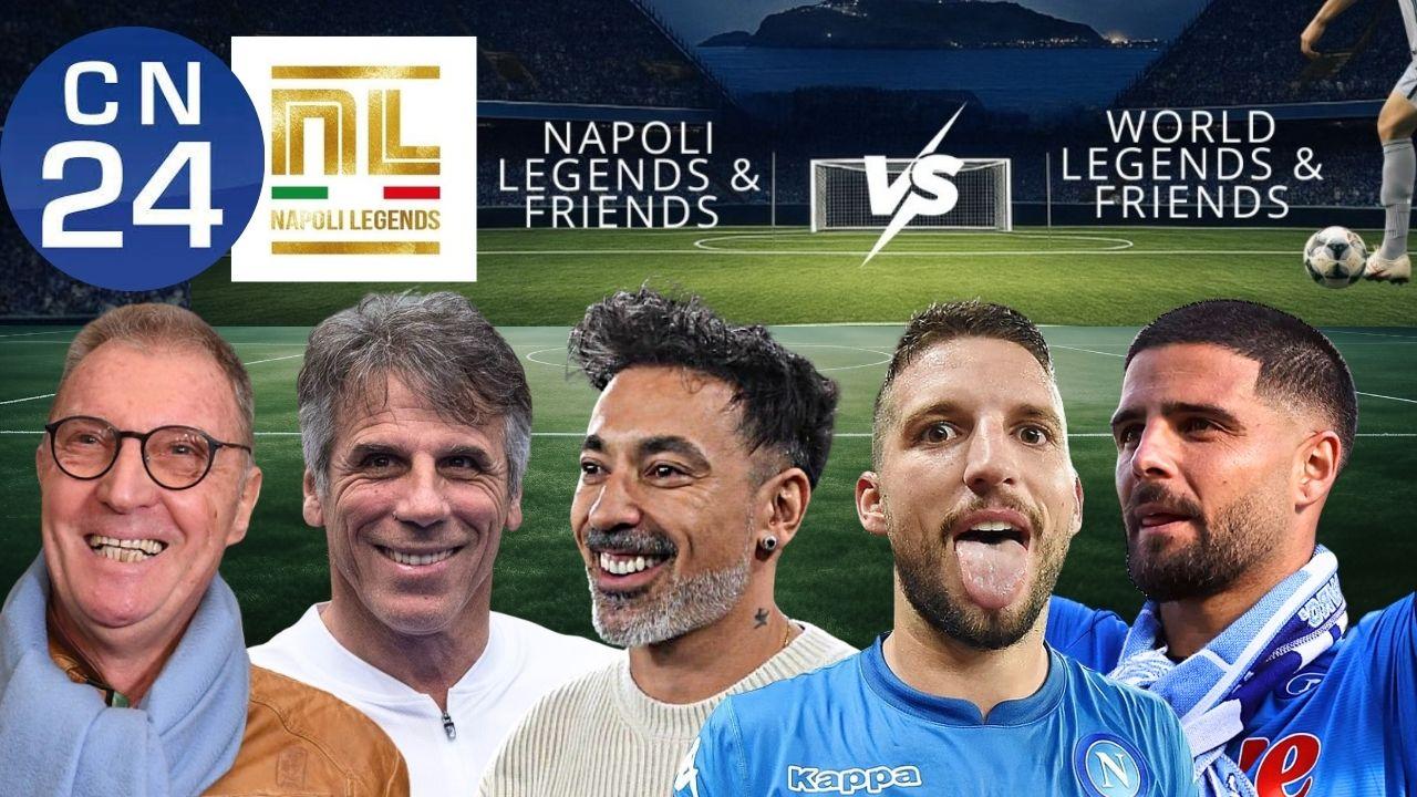 Notte dei Leoni Napoli Legends: segui il match su CalcioNapoli24 | DIRETTA VIDEO