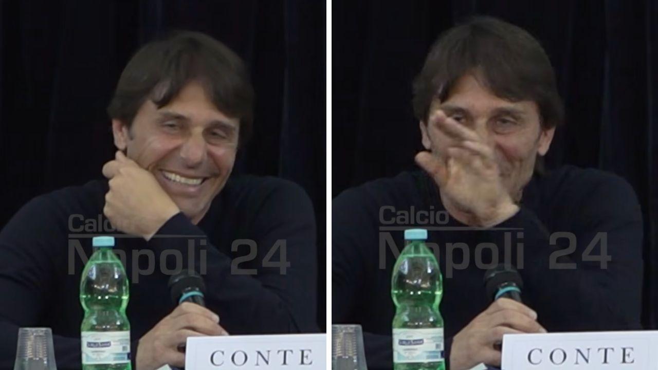 "&Egrave; vero che vai in Nazionale?". La reazione di Conte a Poggioreale | VIDEO