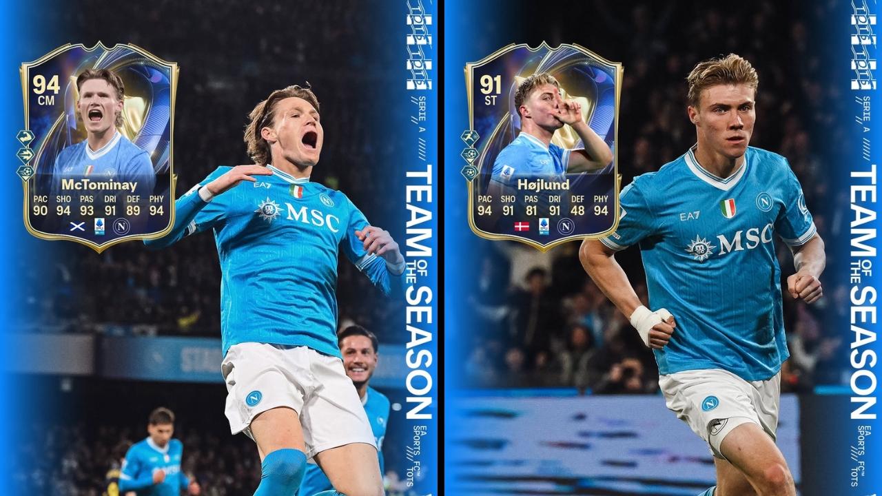 SSC Napoli su FC26: McTominay e Hojlund nel Team of the Season della Serie A | FOTO