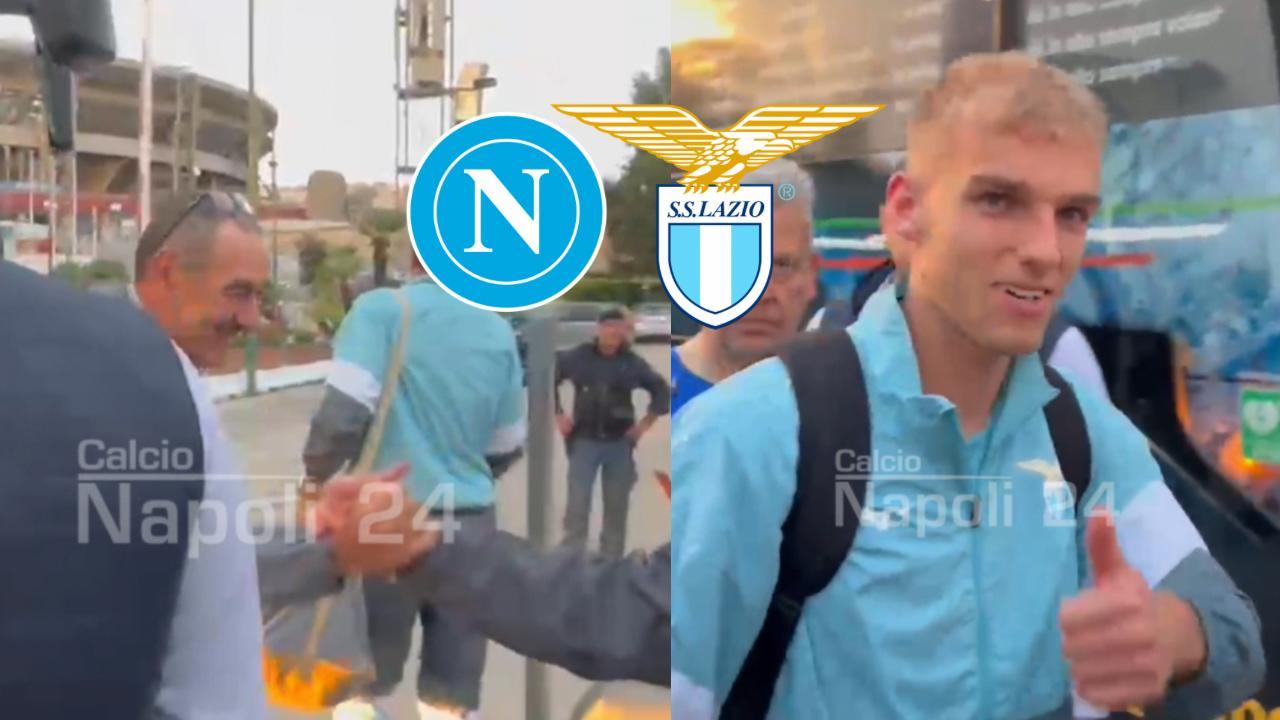 La Lazio &egrave; arrivata a Napoli! Svelato il <i>mistero</i> Maldini, i biancocelesti alloggiano alle spalle del Maradona! | VIDEO CN24