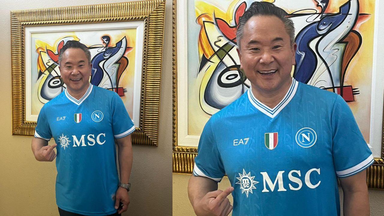 De Laurentiis: "A Los Angeles in moltissimi tifano Napoli, anche John Lee" | FOTO