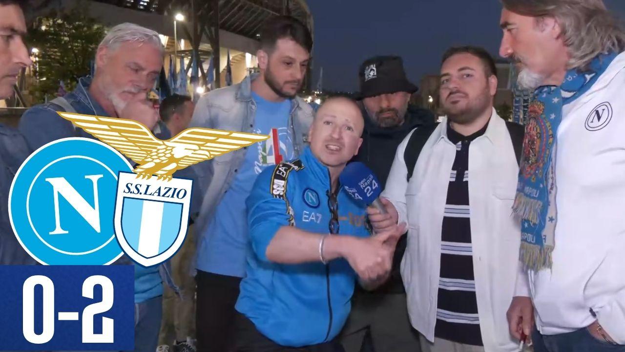 Napoli-Lazio 0-2, KO in casa dopo oltre un anno! Ecco la reazione dei tifosi | VIDEO