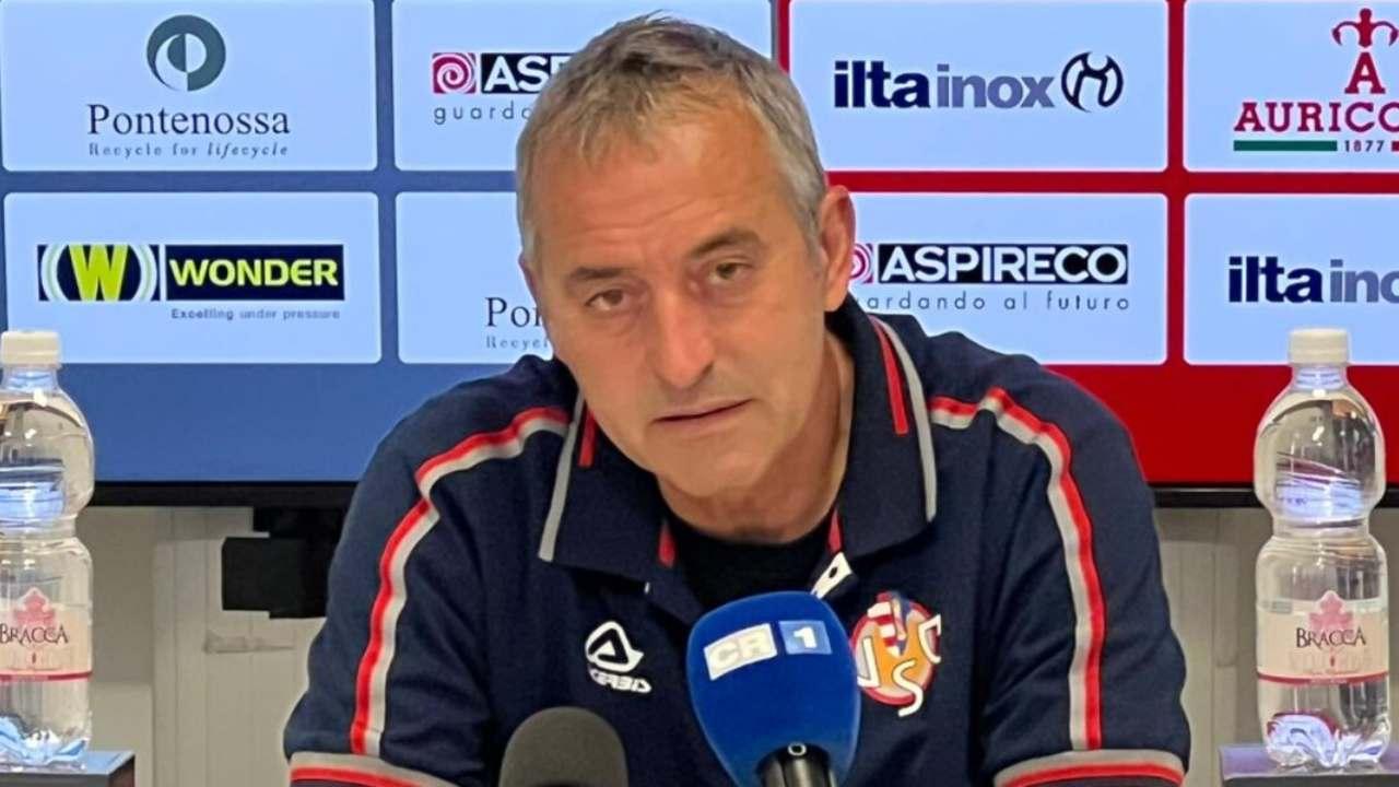 Cremonese, Giampaolo: "A Napoli si pu&ograve; pensare di fare risultato! Torna Vardy? No, Maleh!"