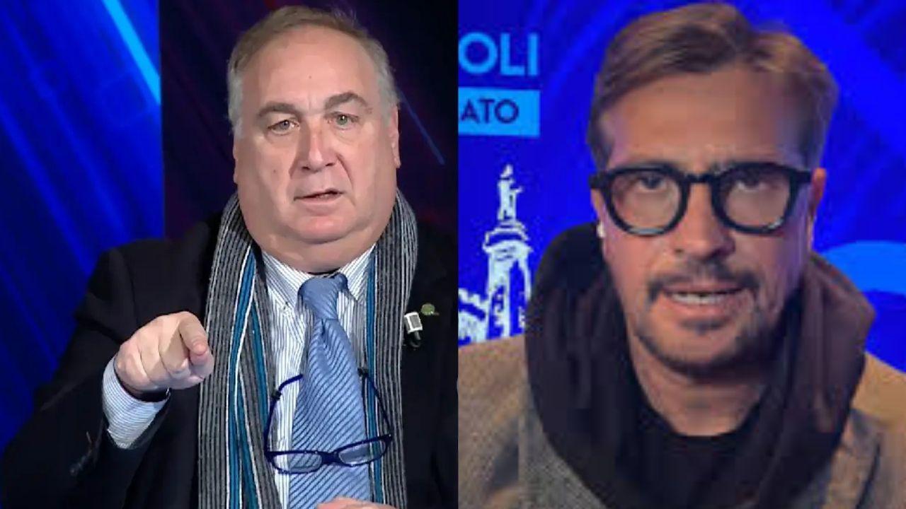 Chiariello: "Non baster&agrave; mai parlare del 30esimo posto del Napoli in Europa". La replica secca di Parlato