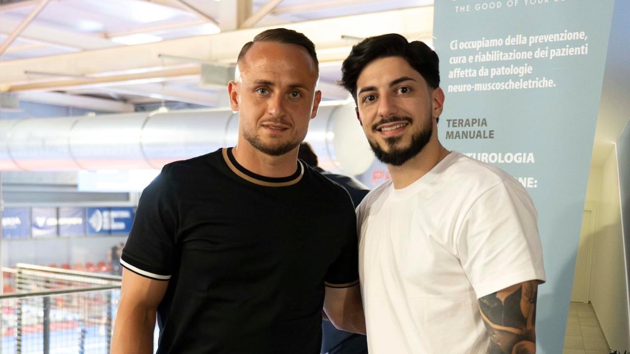 Lobotka, passione padel: osserva il FIP Silver al Pala Padel Nola | FOTO & VIDEO