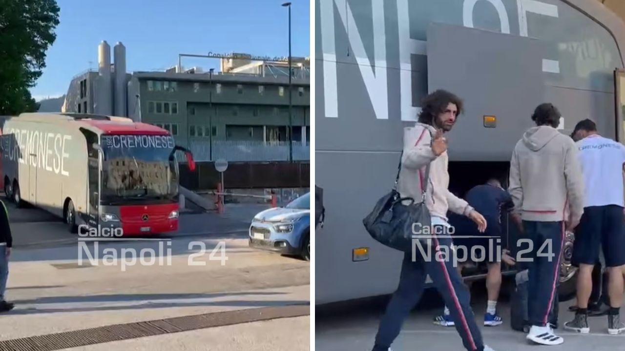La Cremonese è arrivata in città! Luperto acclamato dai tifosi, Pezzella accolto con un "Forza Napoli" | VIDEO CN24