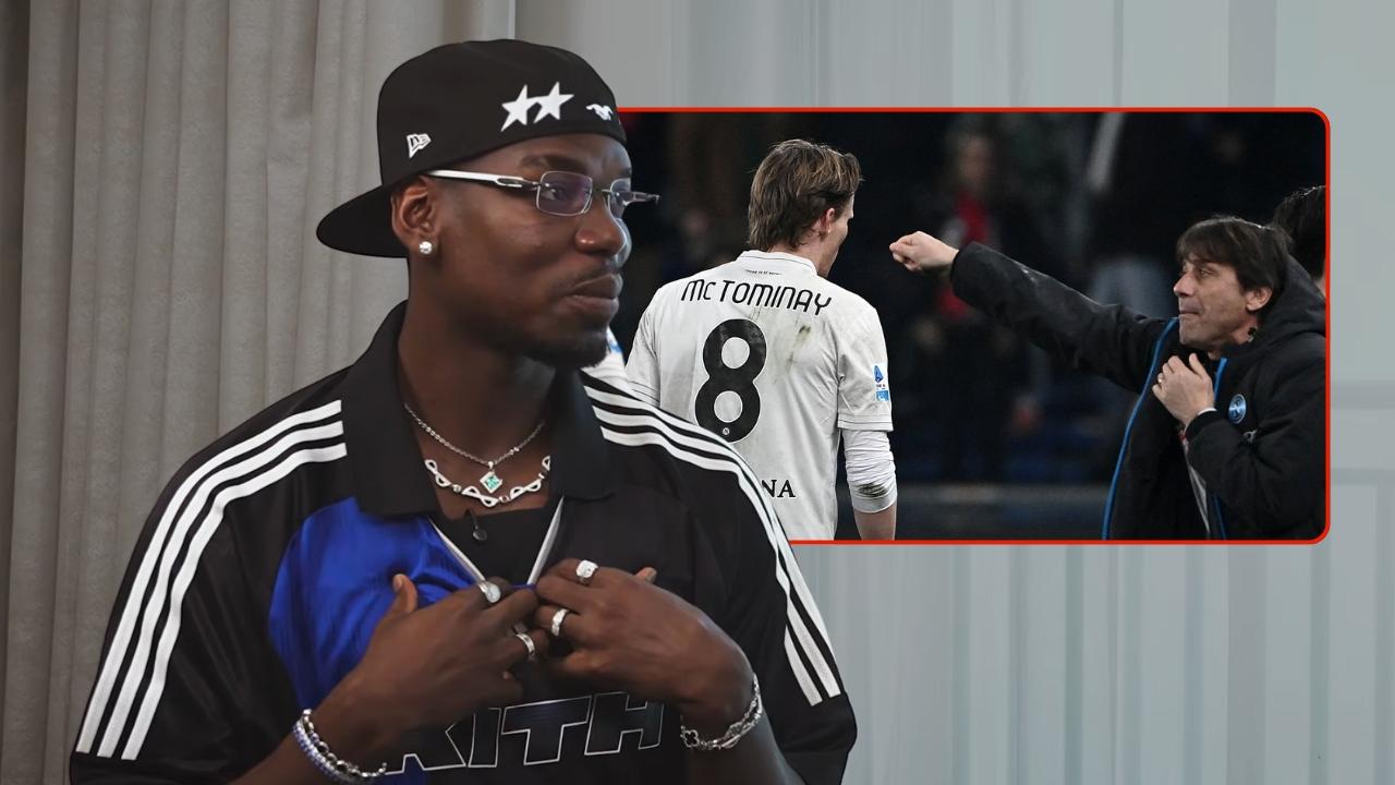 Pogba: "Il segreto di McTominay si chiama Antonio Conte! Vi svelo cosa dissi quando firm&ograve; col Napoli" | VIDEO