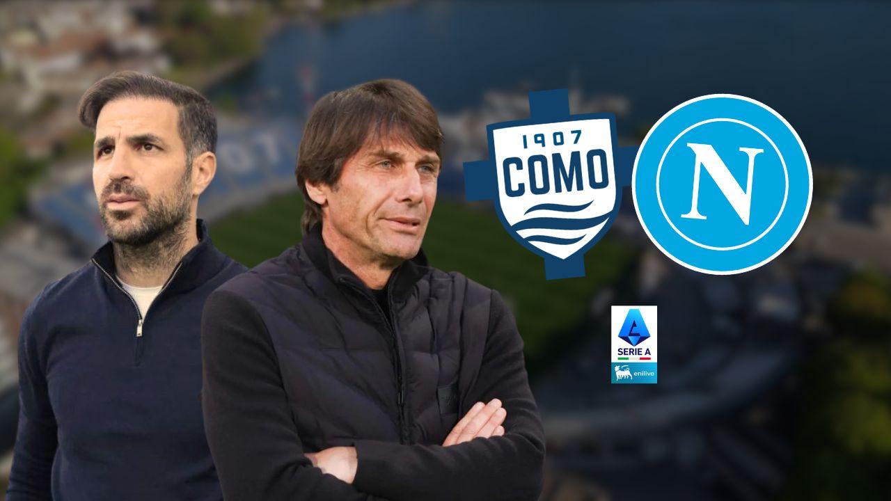 Formazioni ufficiali Como-Napoli: le scelte di Fabregas e Conte