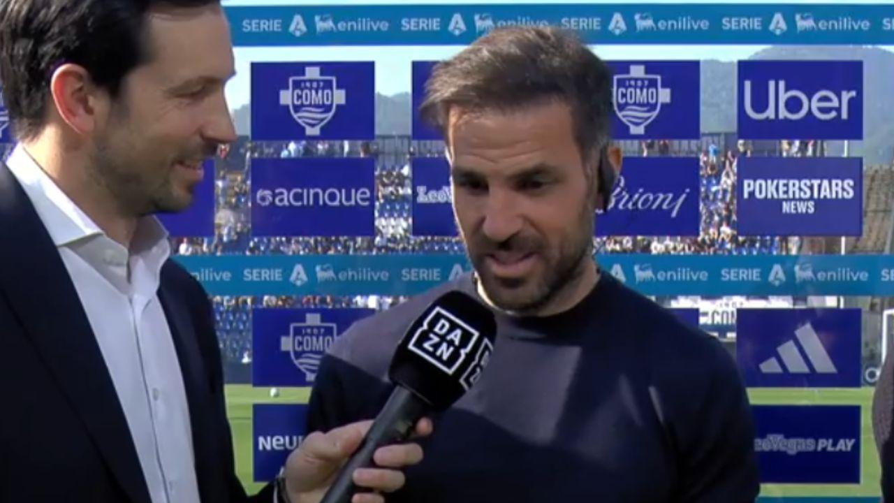 Como Fabregas: “Ieri ho visto il Napoli gli ultimi 30 minuti e non so come ha fatto a non fare gol"