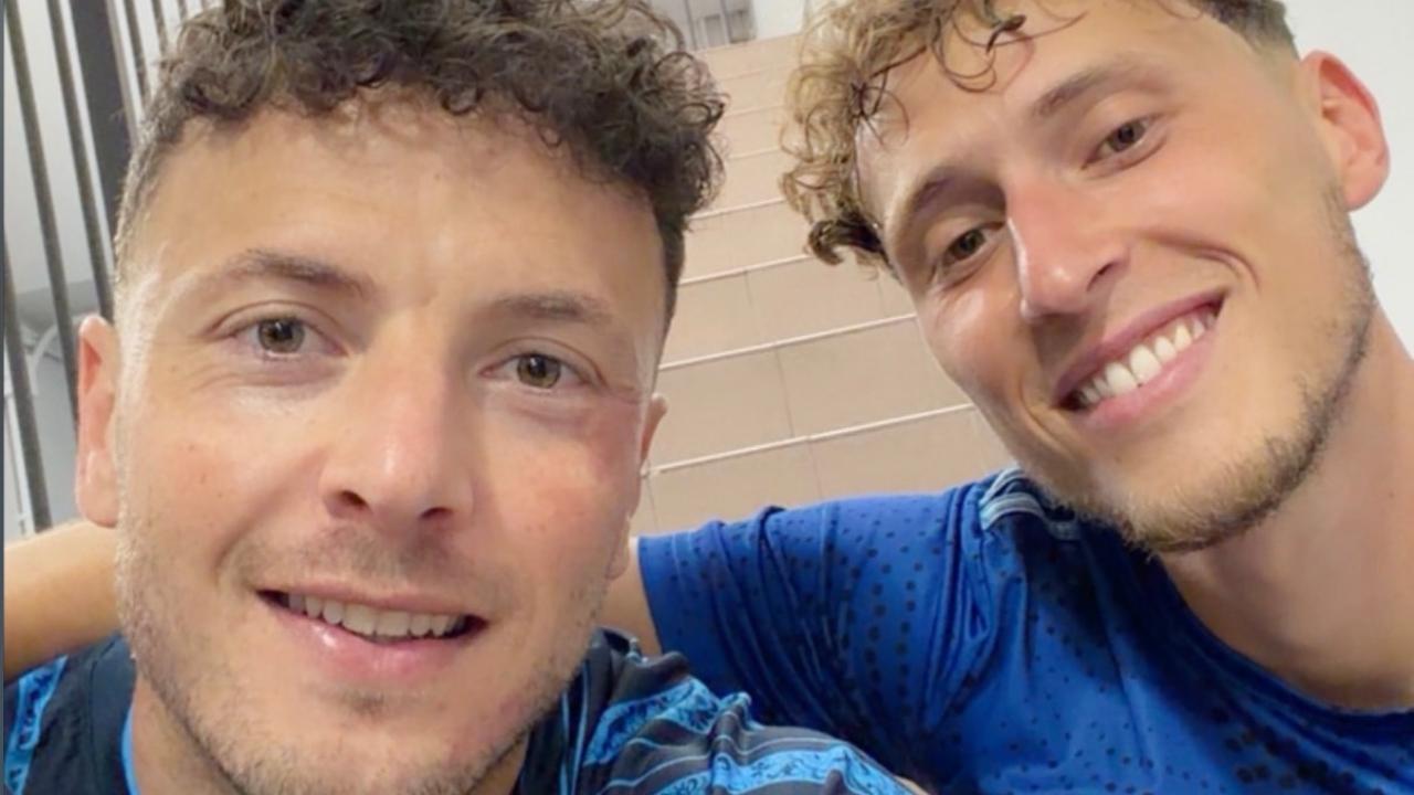 Como-Napoli, "terzo tempo" made in Kosovo: "Fratello!" | FOTO