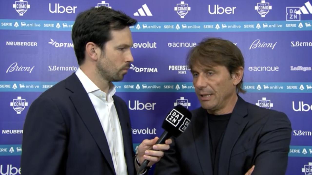 Conte a DAZN: "Un altro passo in avanti per conquistare un posto in Champions! De Bruyne ordinato, complimenti ai ragazzi"