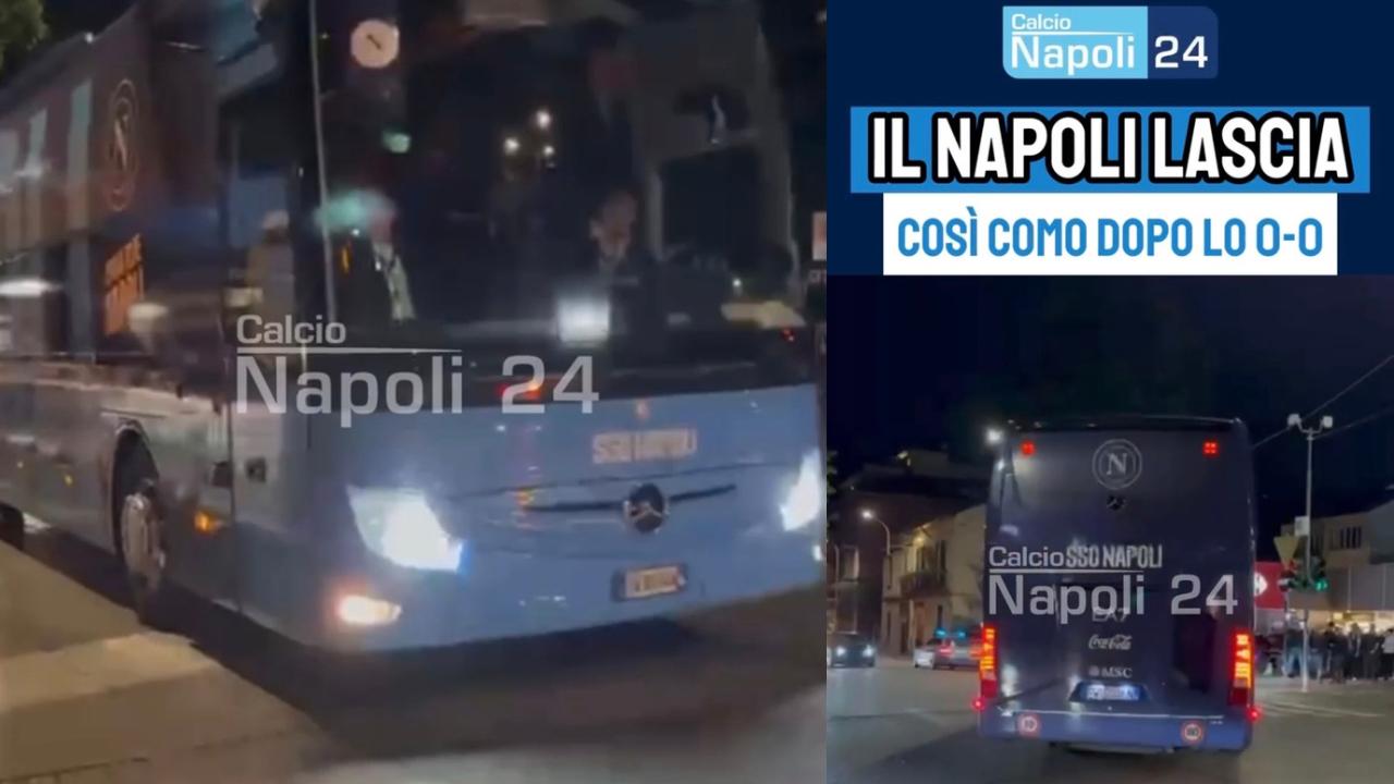 Il Napoli lascia il Sinigaglia tra gli applausi dei suoi tifosi | VIDEO CN24