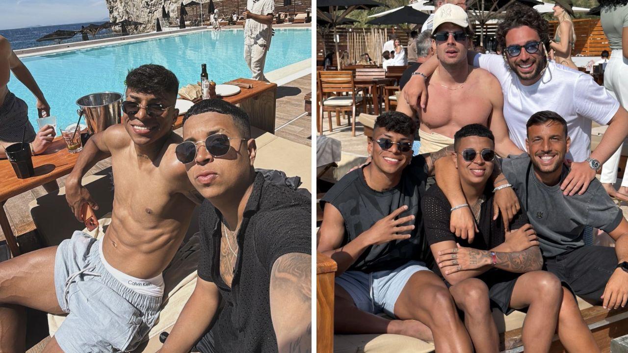 Relax in costiera sorrentina per Alisson Santos: beccato in un beach club a Massa Lubrense | FOTO