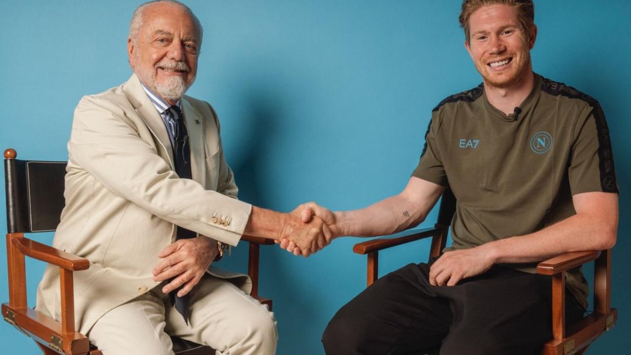Il Roma - De Laurentiis non si strapperebbe i capelli per l'addio di De Bruyne. Lukaku si &egrave; proposto ad un altro club italiano