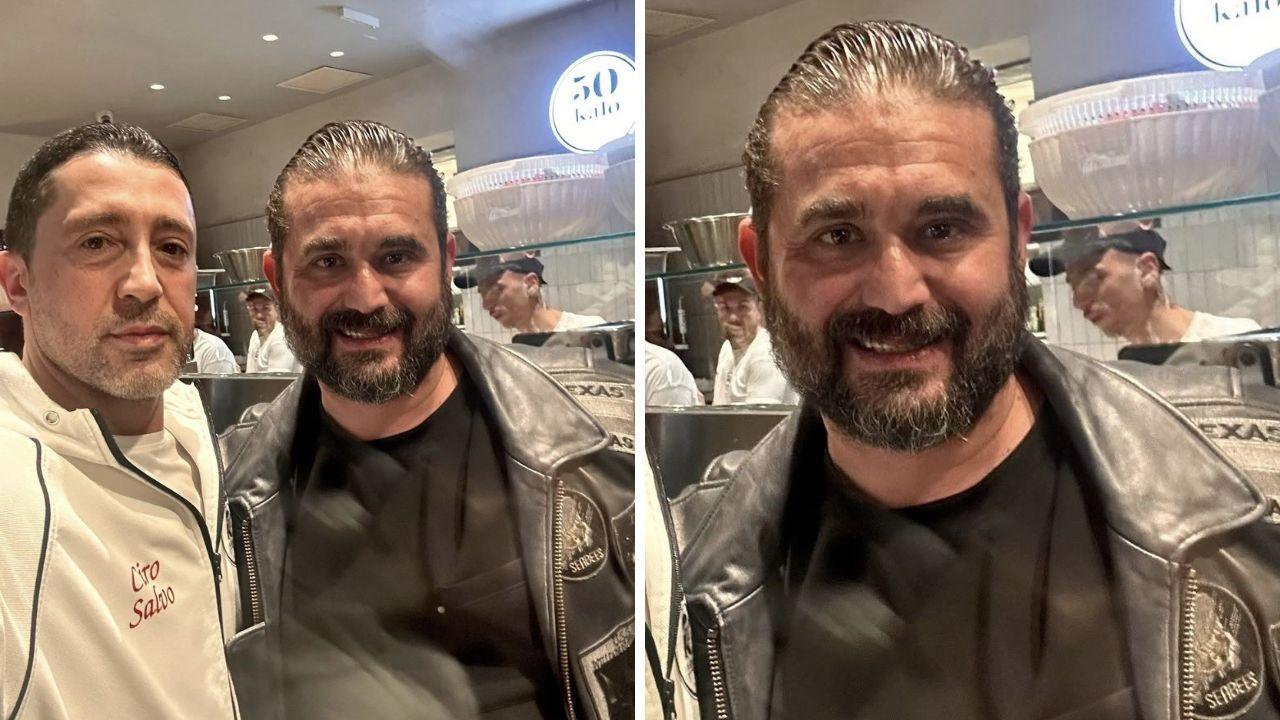 Giornata di relax per Edoardo De Laurentiis: a pranzo da 50 Kal&ograve; | FOTO