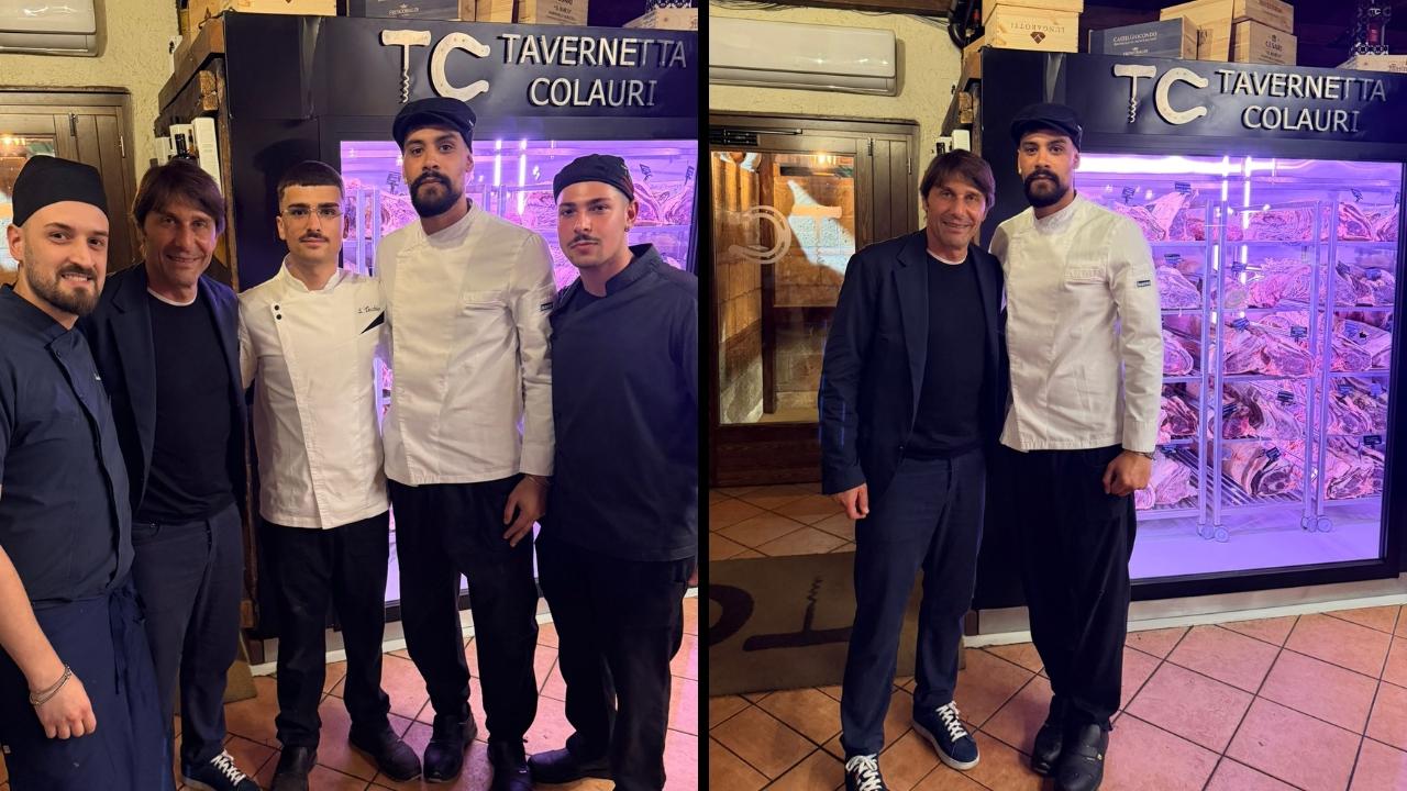 Antonio Conte &egrave; tornato in uno dei suoi posti del cuore a Napoli | FOTO