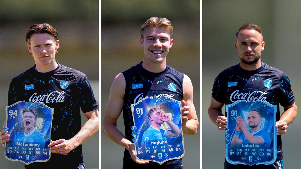 SSC Napoli su FC26, consegna speciale per McTominay, Hojlund e Lobotka! Sono stati inseriti nel Team of the Season | FOTO