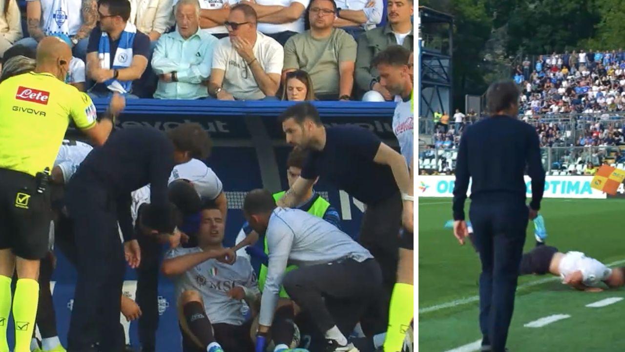 Ansia Buongiorno in Como-Napoli, DAZN svela la reazione del difensore azzurro: "Che facciata!"