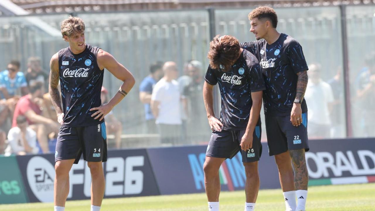 Conte ha avuto una risposta da Di Lorenzo e Vergara in allenamento