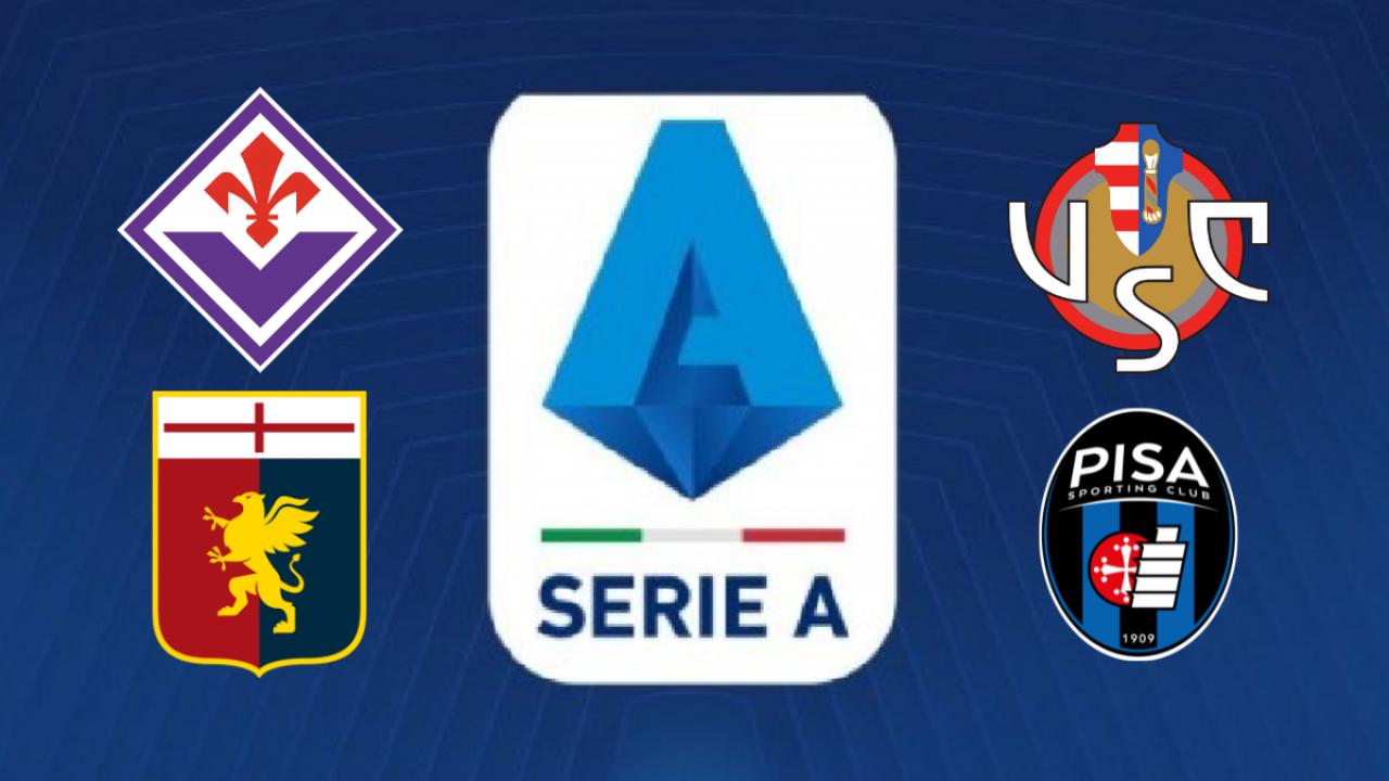 Formazioni ufficiali: Fiorentina-Genoa e Cremonese-Pisa