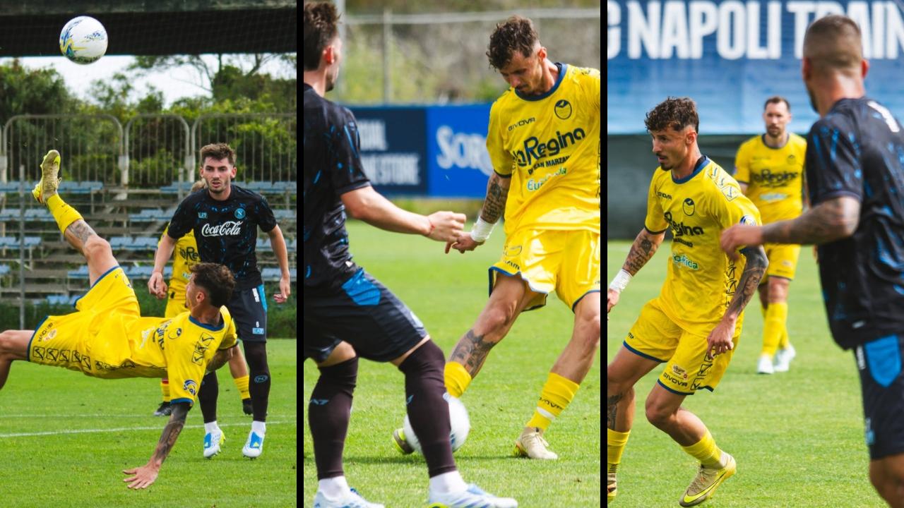 Napoli-Scafatese, spunta qualche scatto dell'allenamento congiunto | FOTO