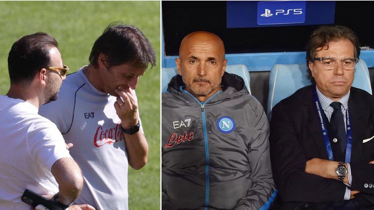 Conte-Manna come Spalletti-Giuntoli: doppio addio? Cosa filtra dalla SSC Napoli
