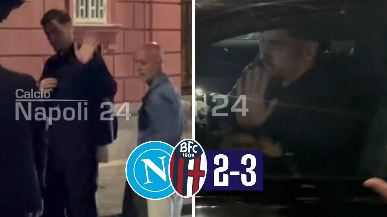 Napoli-Bologna 2-3, Meret saluta i tifosi e se ne va via da solo | VIDEO