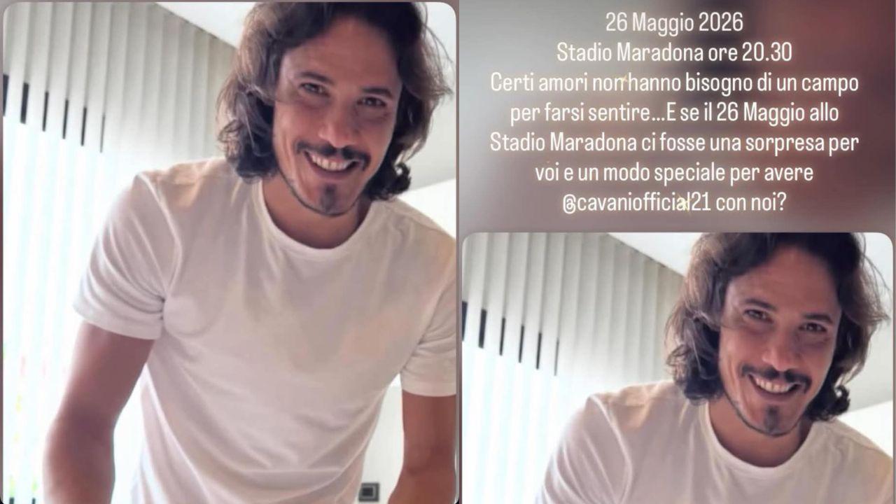 Sorpresa Cavani allo stadio Maradona il 26 maggio? | FOTO